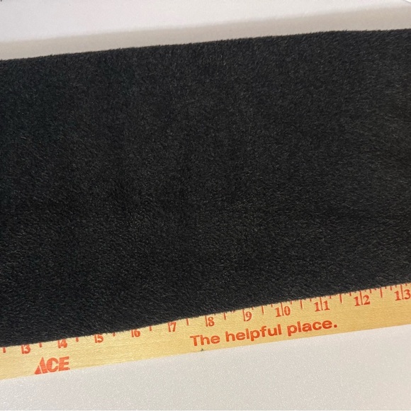 VTG Women's 12/14 Black Charcoal Union Made In USA Thick 100% Wool Long Trench - Picture 15 of 16